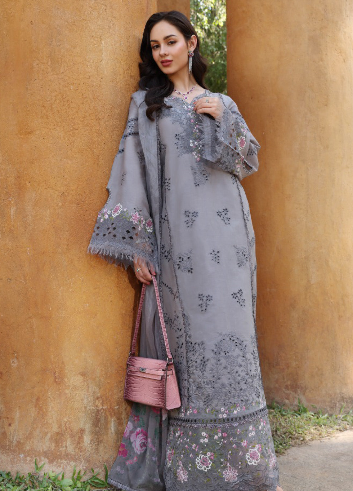 Noor By Saadia Asad Embroidered Lawn 3 Piece Unstitched Suit SA25ELHL D-2B Noor By Saadia Asad Embroidered Lawn 3 Piece Unstitched Suit SA25ELHL D-2B