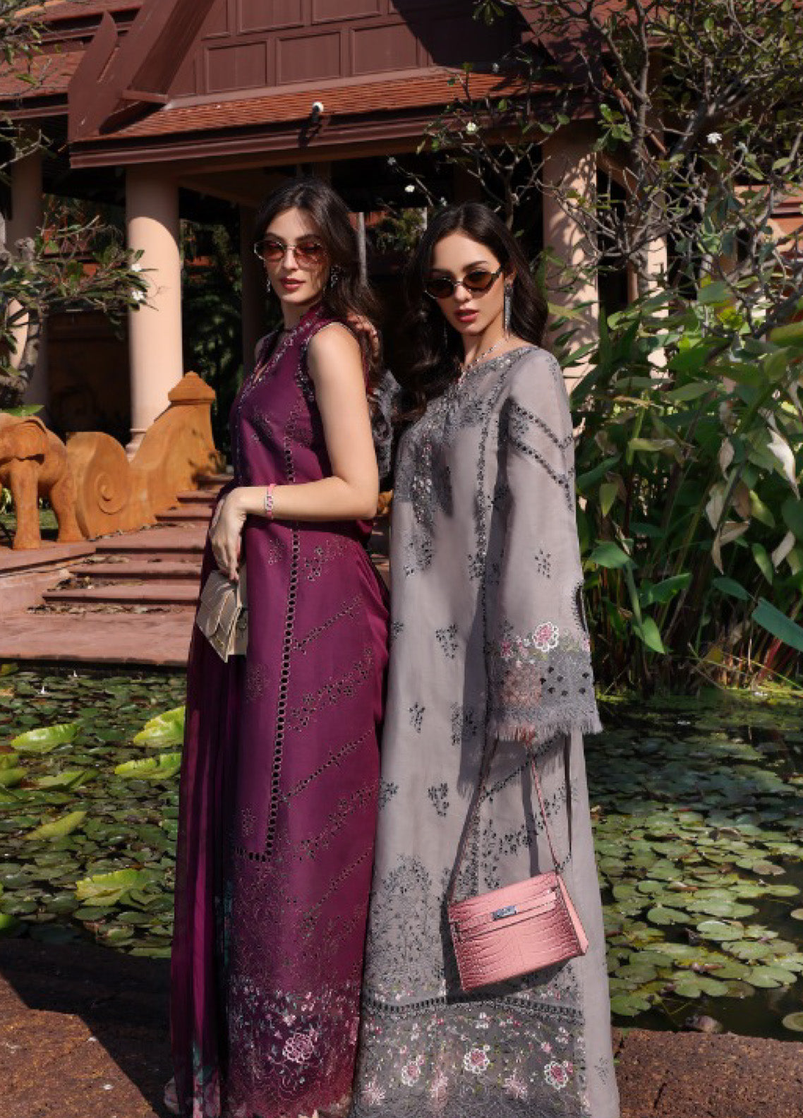 Noor By Saadia Asad Embroidered Lawn 3 Piece Unstitched Suit SA25ELHL D-2B Noor By Saadia Asad Embroidered Lawn 3 Piece Unstitched Suit SA25ELHL D-2B