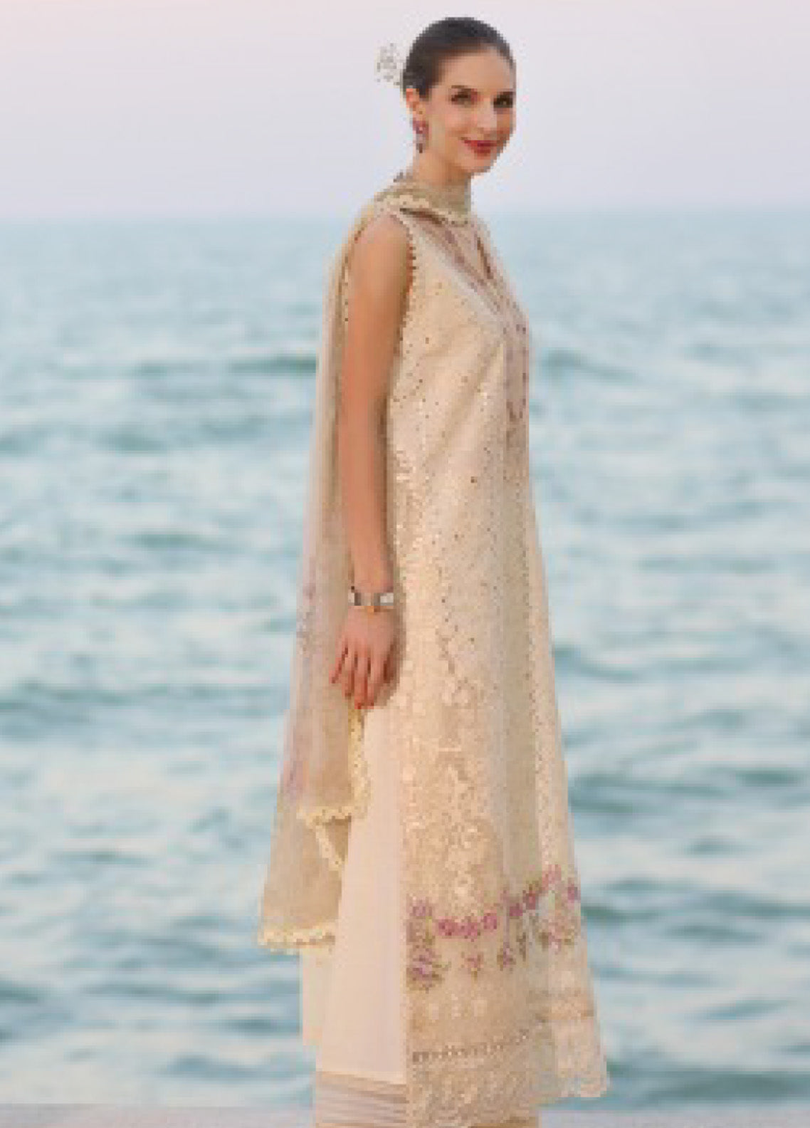 Noor By Saadia Asad Embroidered Lawn 3 Piece Unstitched Suit SA25ELHL D-3A Noor By Saadia Asad Embroidered Lawn 3 Piece Unstitched Suit SA25ELHL D-3A