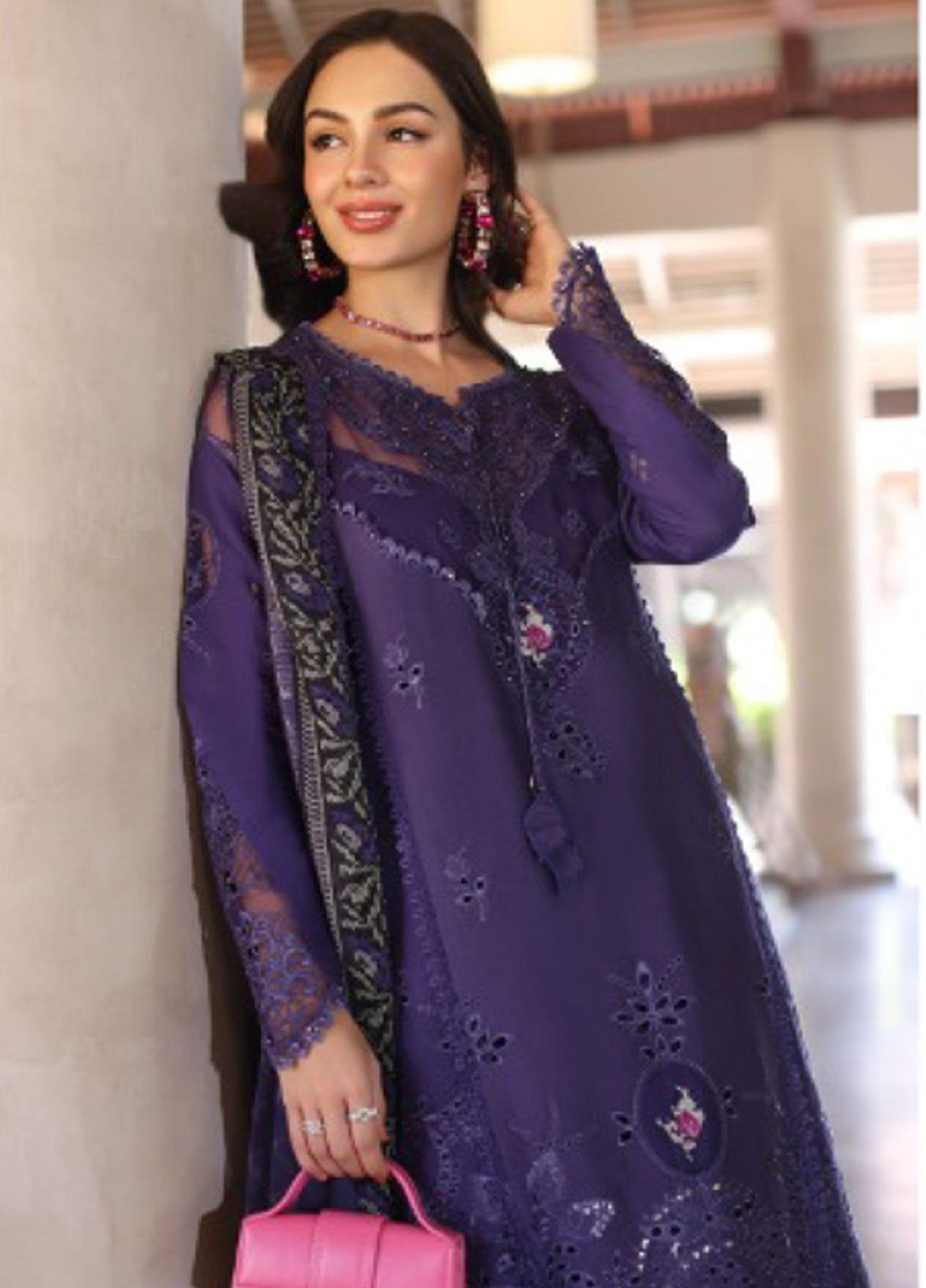 Noor By Saadia Asad Embroidered Lawn 3 Piece Unstitched Suit SA25ELHL D-4B Noor By Saadia Asad Embroidered Lawn 3 Piece Unstitched Suit SA25ELHL D-4B