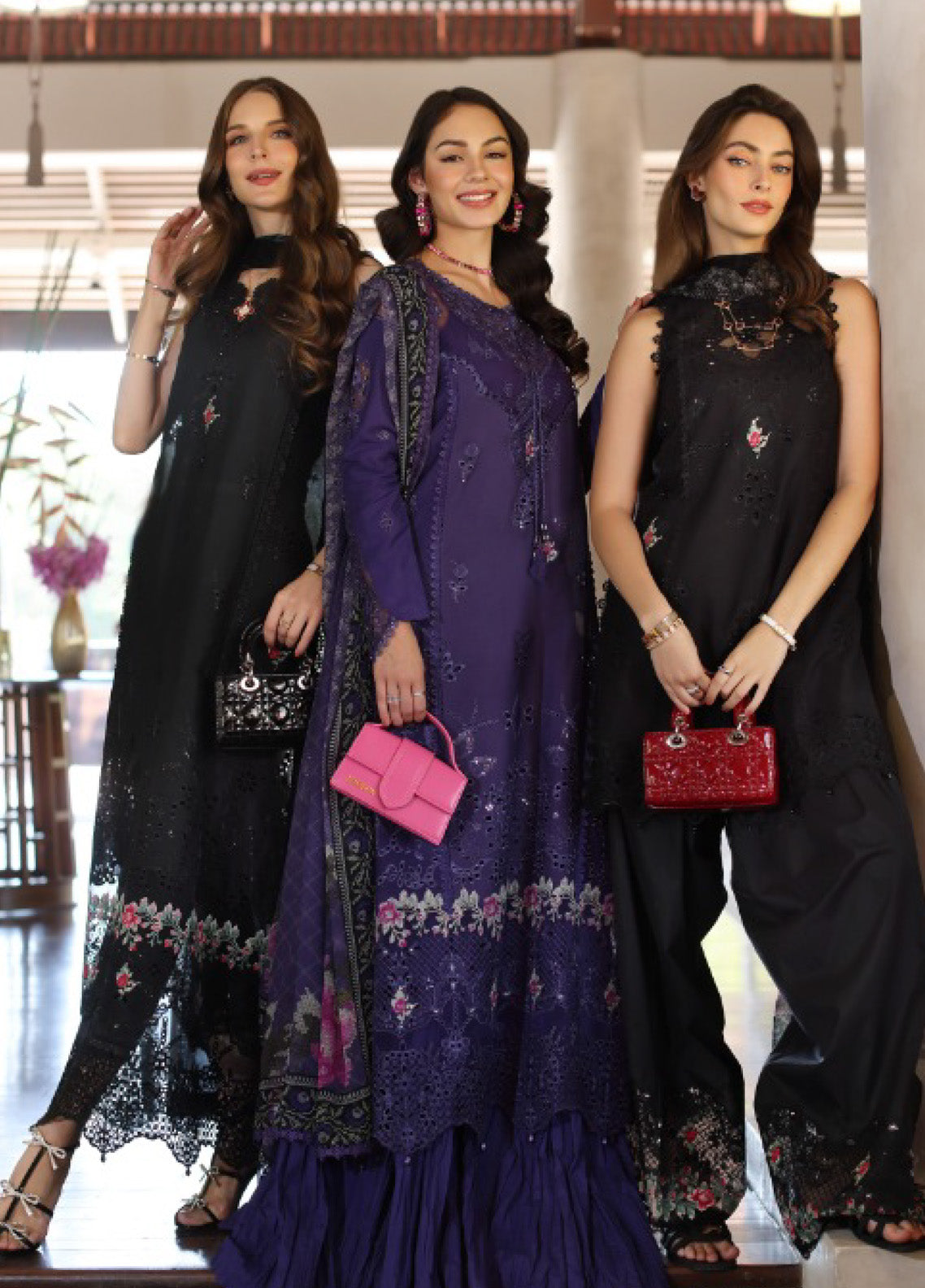 Noor By Saadia Asad Embroidered Lawn 3 Piece Unstitched Suit SA25ELHL D-4B Noor By Saadia Asad Embroidered Lawn 3 Piece Unstitched Suit SA25ELHL D-4B