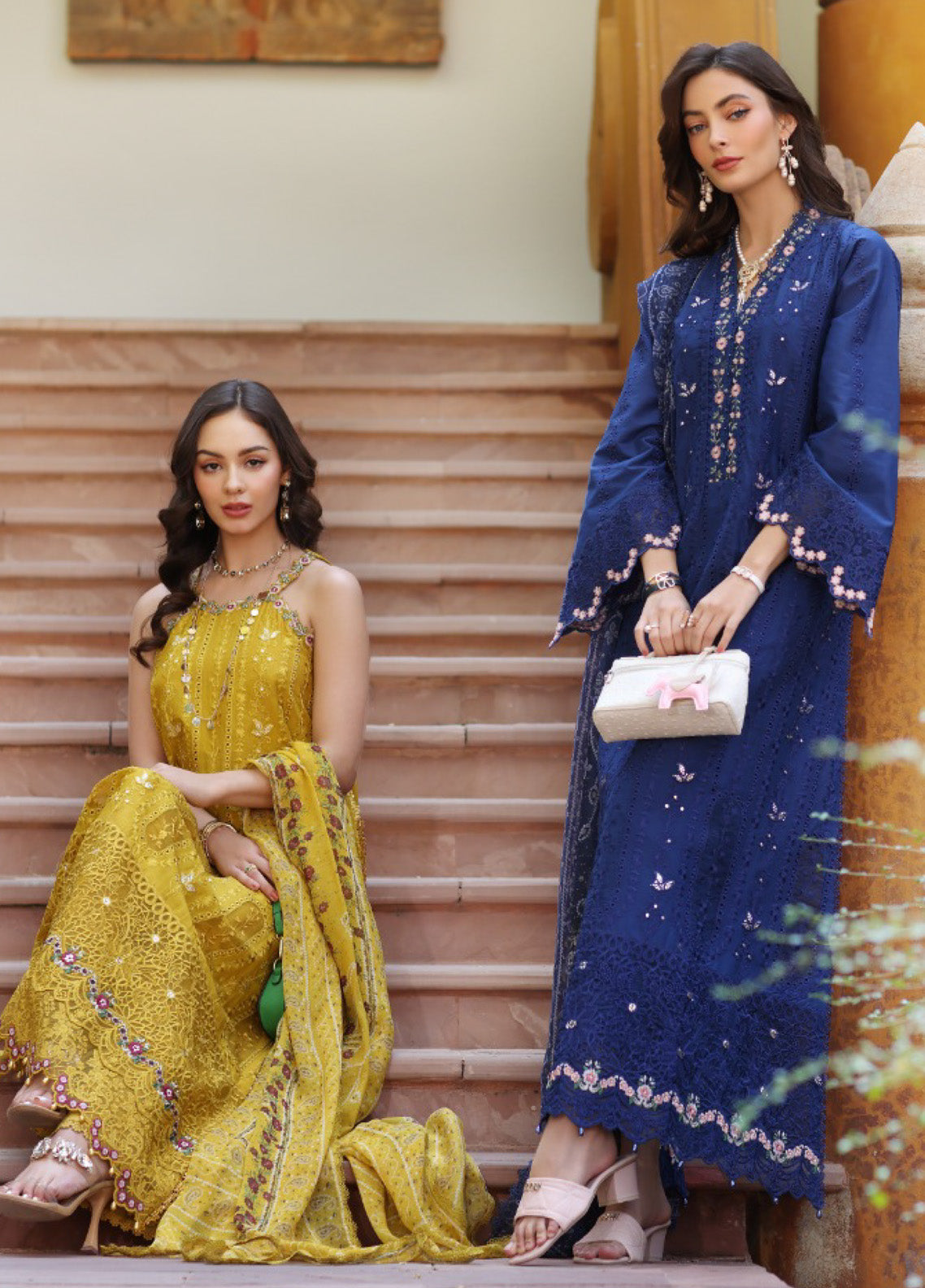 Noor By Saadia Asad Embroidered Lawn 3 Piece Unstitched Suit SA25ELHL D-5A Noor By Saadia Asad Embroidered Lawn 3 Piece Unstitched Suit SA25ELHL D-5A