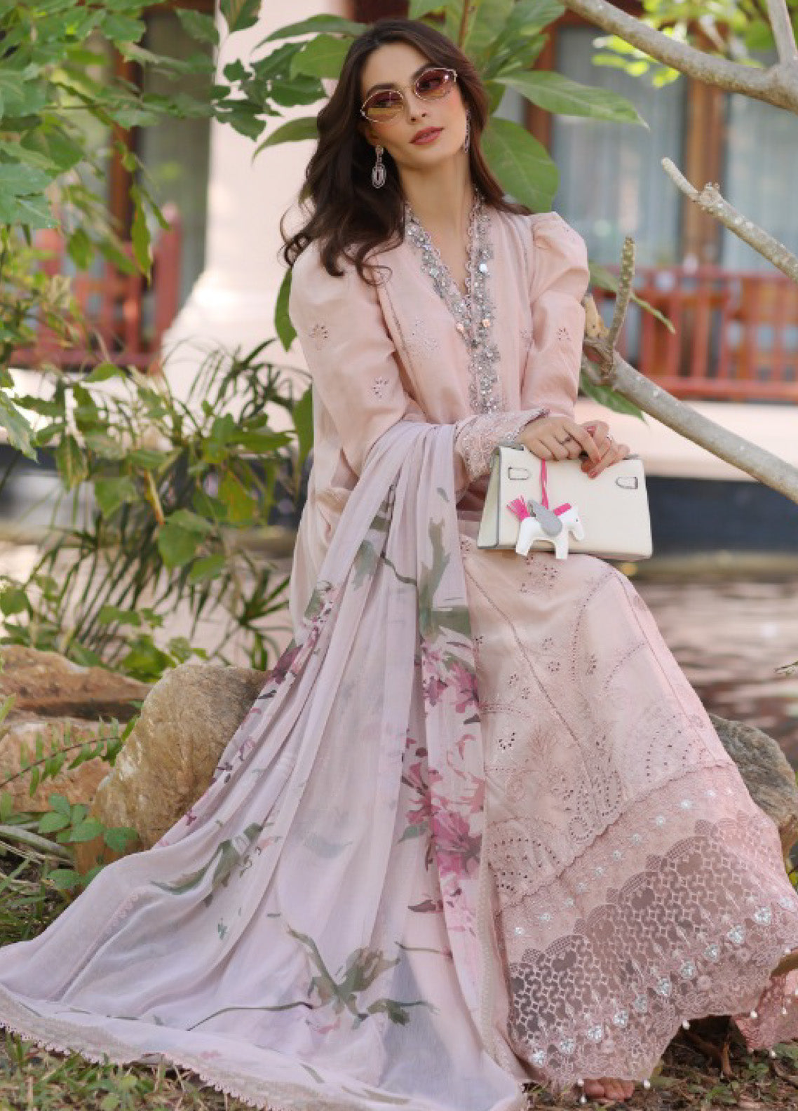 Noor By Saadia Asad Embroidered Lawn 3 Piece Unstitched Suit SA25ELHL D-6B Noor By Saadia Asad Embroidered Lawn 3 Piece Unstitched Suit SA25ELHL D-6B