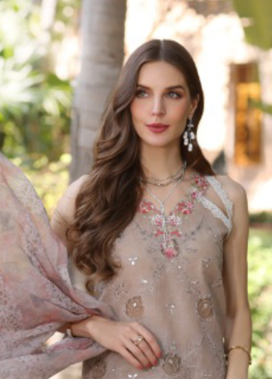 Noor By Saadia Asad Embroidered Lawn 3 Piece Unstitched Suit SA25ELHL D-8B Noor By Saadia Asad Embroidered Lawn 3 Piece Unstitched Suit SA25ELHL D-8B