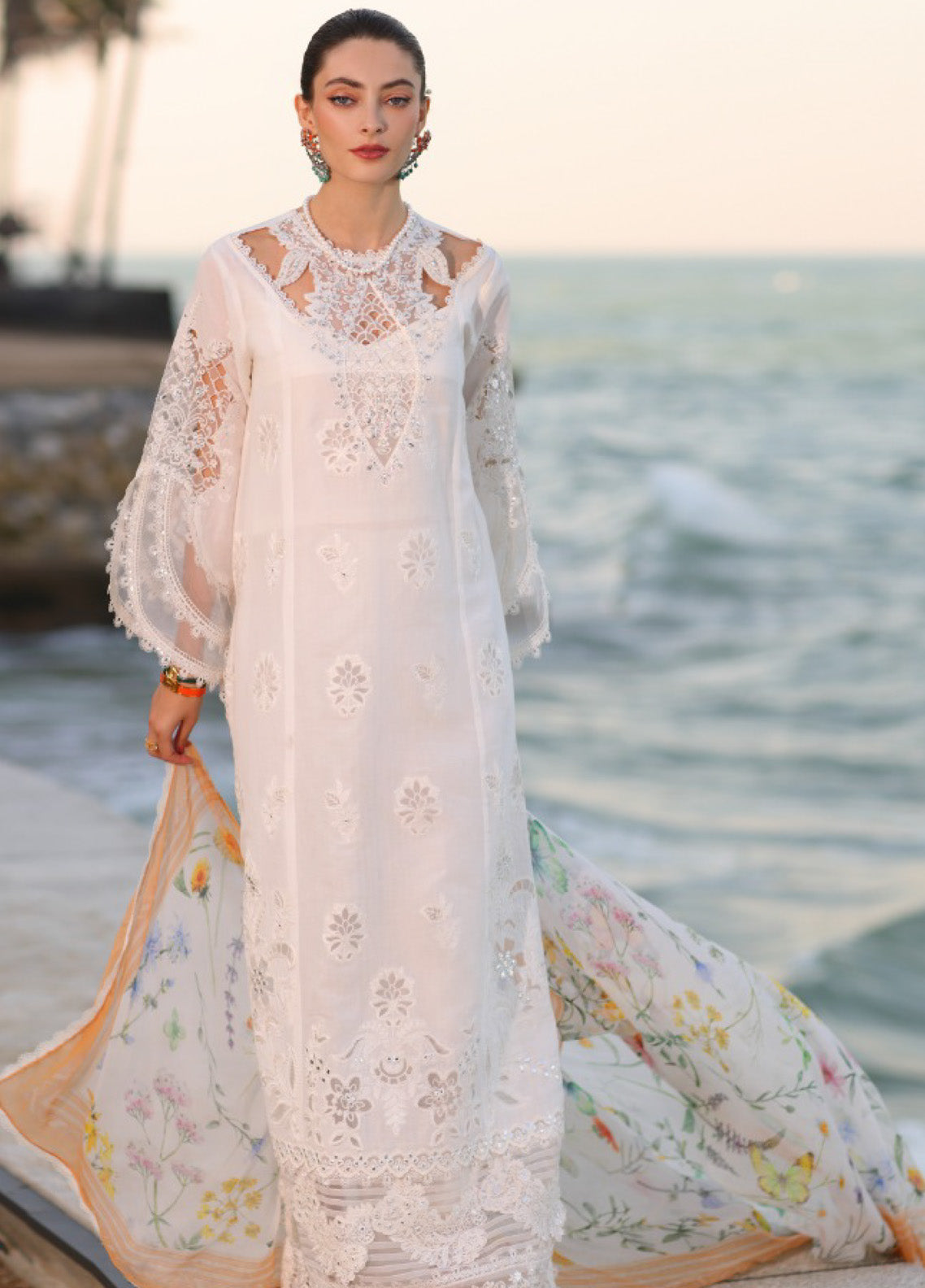 Noor By Saadia Asad Embroidered Lawn 3 Piece Unstitched Suit SA25ELHL D-9B Noor By Saadia Asad Embroidered Lawn 3 Piece Unstitched Suit SA25ELHL D-9B