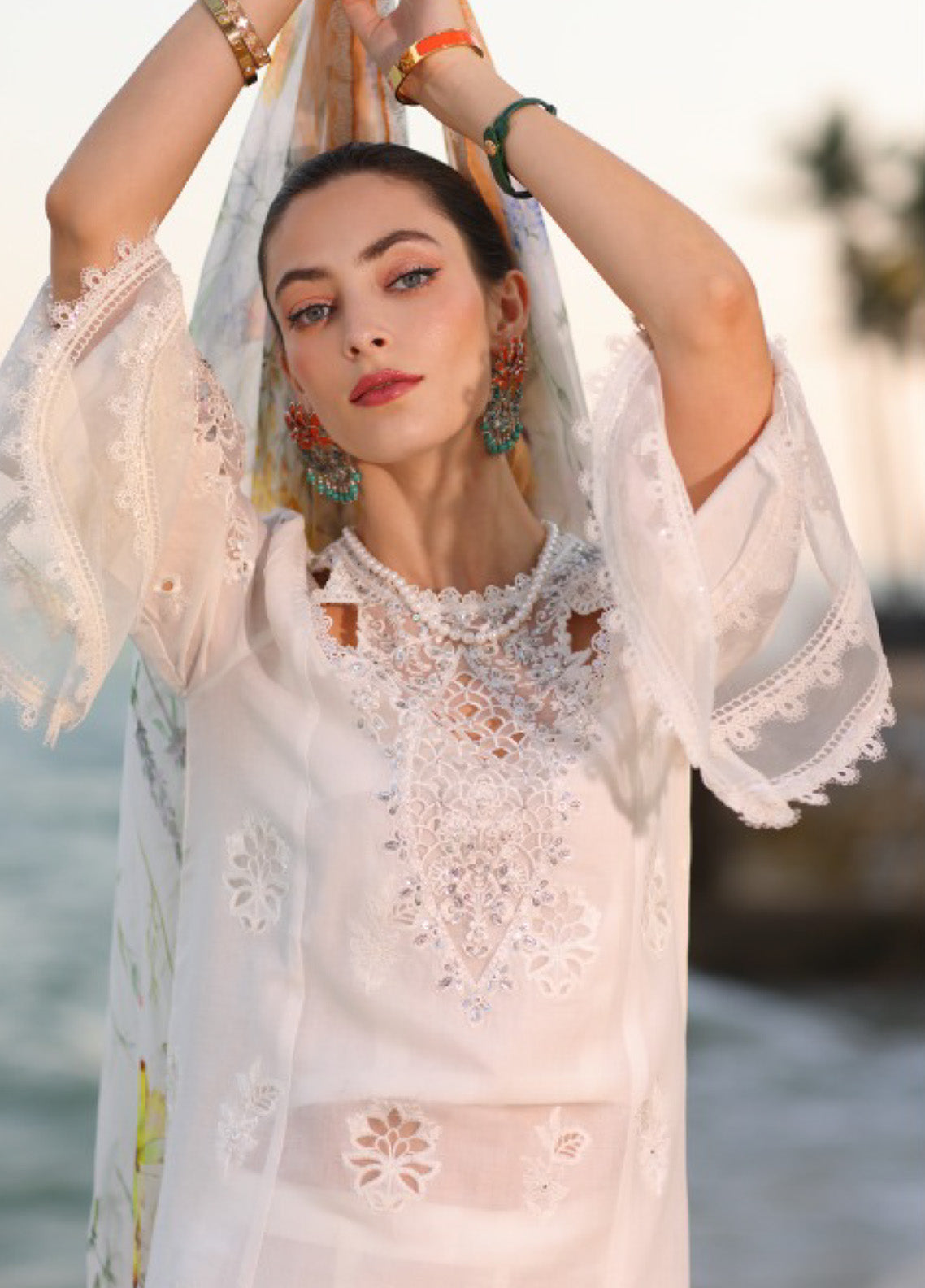 Noor By Saadia Asad Embroidered Lawn 3 Piece Unstitched Suit SA25ELHL D-9B Noor By Saadia Asad Embroidered Lawn 3 Piece Unstitched Suit SA25ELHL D-9B