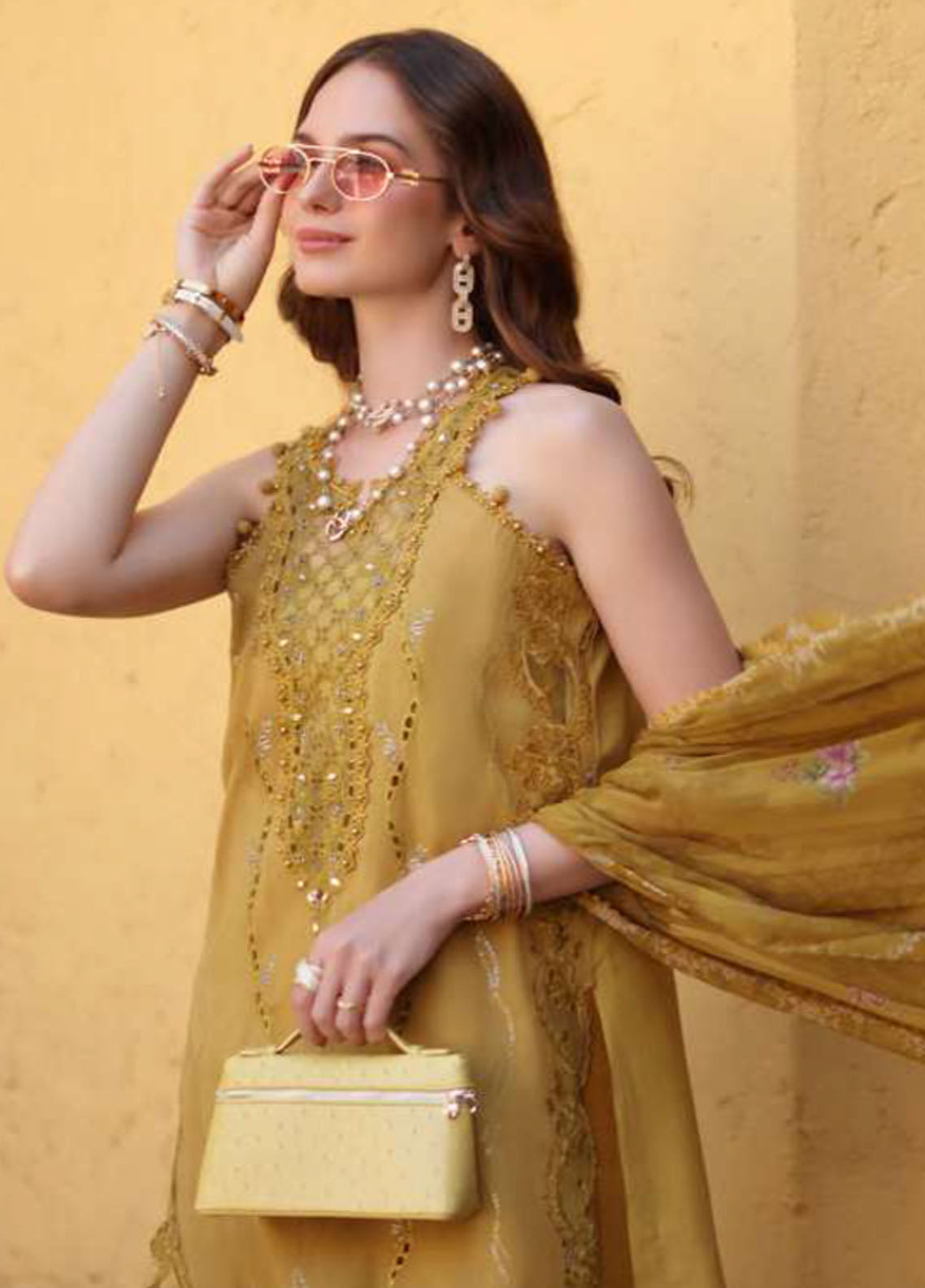 Noor By Saadia Asad Luxury Chikankari Lawn 3 Piece Unstitched Suit NSA26NLC D-2B Noor By Saadia Asad Luxury Chikankari Lawn 3 Piece Unstitched Suit NSA26NLC D-2B