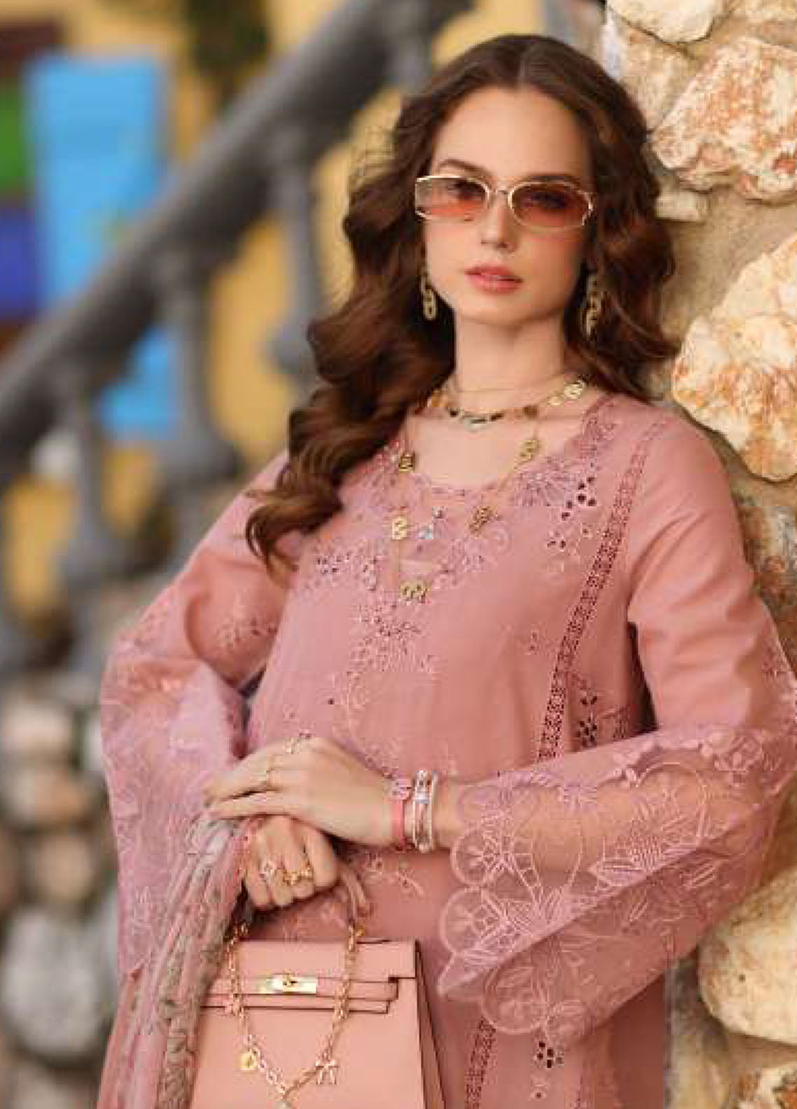 Noor By Saadia Asad Luxury Chikankari Lawn 3 Piece Unstitched Suit NSA26NLC D-8B Noor By Saadia Asad Luxury Chikankari Lawn 3 Piece Unstitched Suit NSA26NLC D-8B