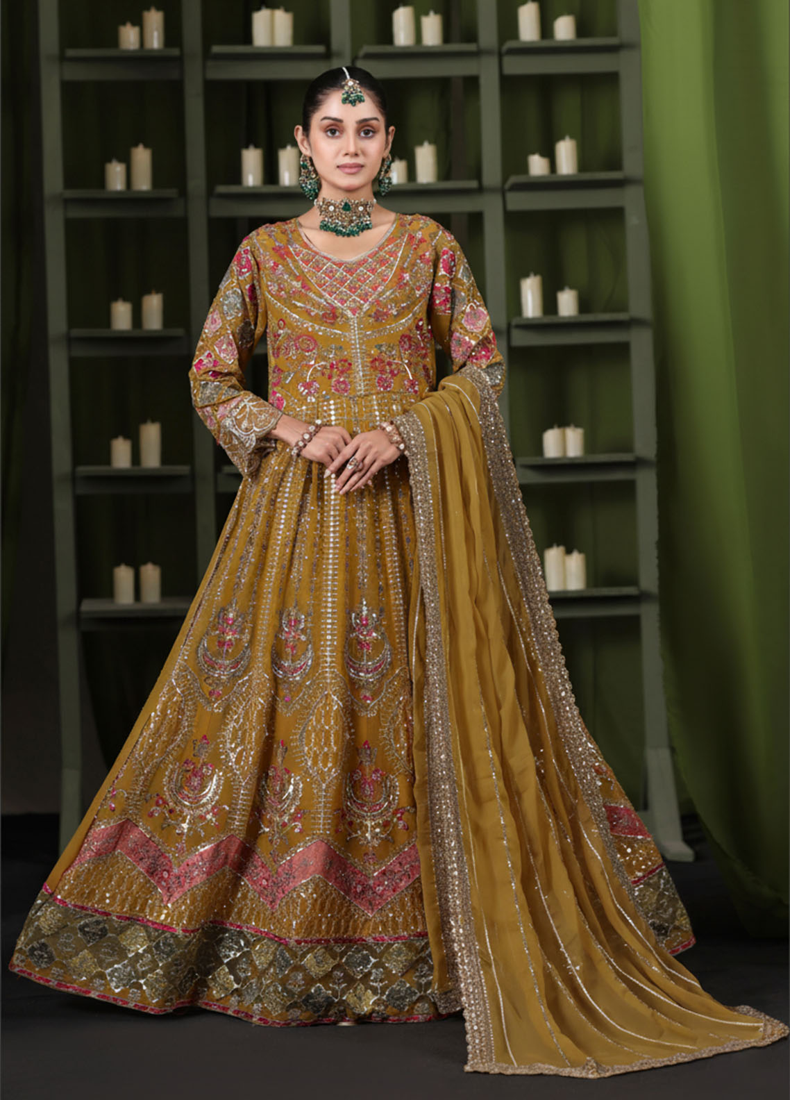 Noor-E-Jahan By Soghat Creation Luxury Embroidered Chiffon 3 Piece Unstitched Suit SC26NJ D-WC-01 Noor-E-Jahan By Soghat Creation Luxury Embroidered Chiffon 3 Piece Unstitched Suit SC26NJ D-WC-01