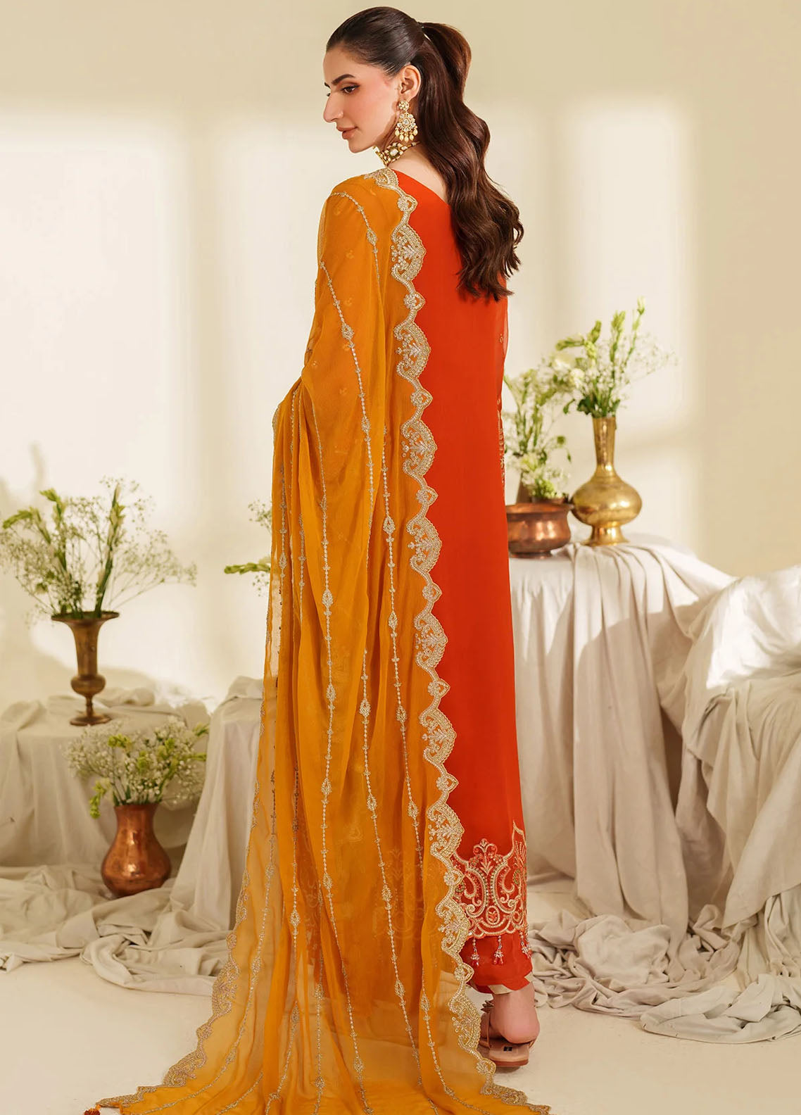 Noore By Imrozia Embroidered Chiffon 3 Piece Unstitched Suit IM25NLF D-M-100 SIRA Noore By Imrozia Embroidered Chiffon 3 Piece Unstitched Suit IM25NLF D-M-100 SIRA