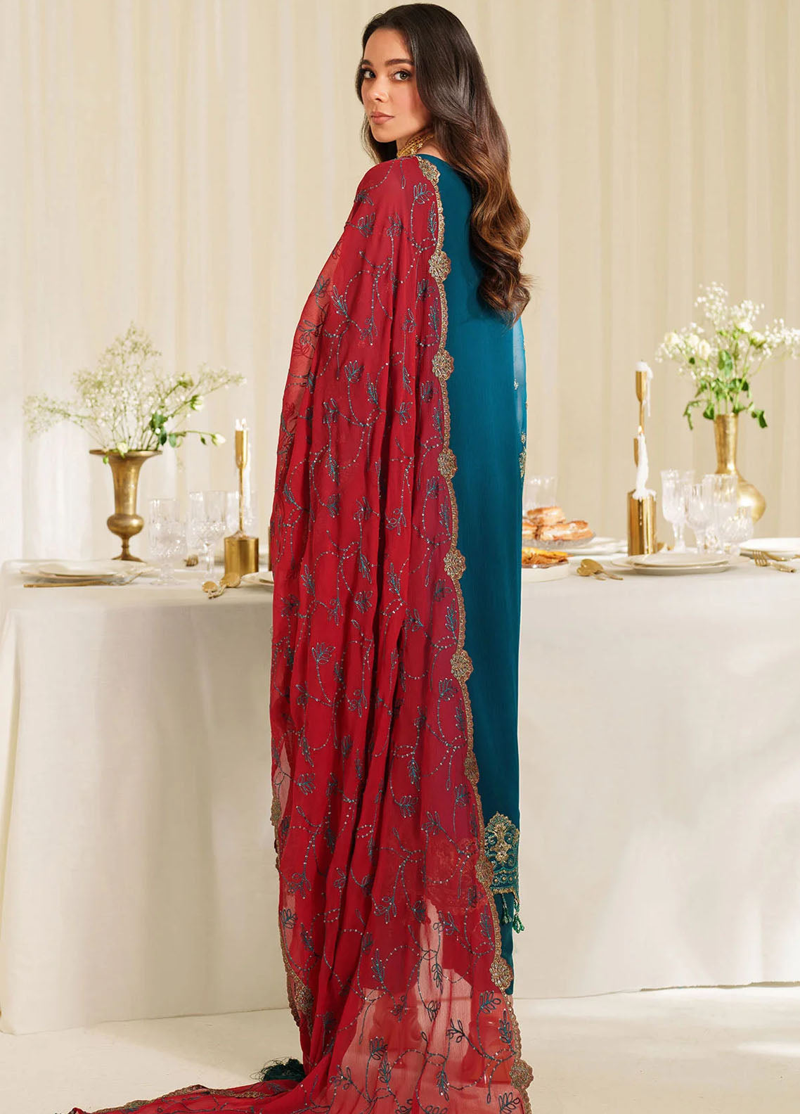 Noore By Imrozia Embroidered Chiffon 3 Piece Unstitched Suit IM25NLF D-M-93 LYRA Noore By Imrozia Embroidered Chiffon 3 Piece Unstitched Suit IM25NLF D-M-93 LYRA