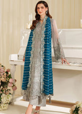 Noore By Imrozia Embroidered Chiffon 3 Piece Unstitched Suit IM25NLF D-M-96 AMERIA