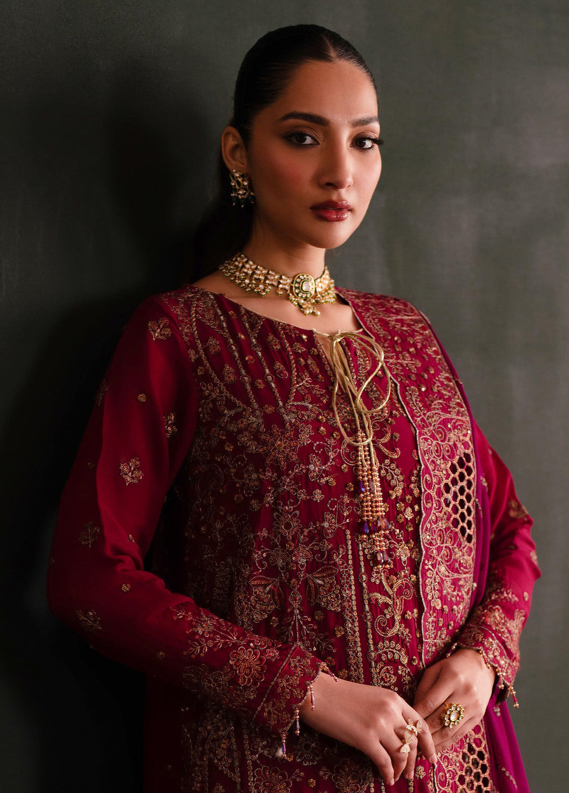 Nooresha By Emaan Adeel Embroidered Chiffon 3 Piece Unstitched Suit EA25N D-NISHTA Nooresha By Emaan Adeel Embroidered Chiffon 3 Piece Unstitched Suit EA25N D-NISHTA