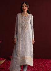 Nooresha By Emaan Adeel Embroidered Chiffon 3 Piece Unstitched Suit EA25N D-SAHIRA