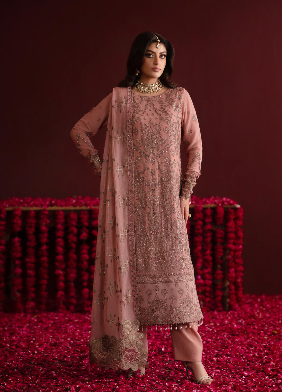 Nooresha By Emaan Adeel Embroidered Chiffon 3 Piece Unstitched Suit EA25N D-SHAHEENA Nooresha By Emaan Adeel Embroidered Chiffon 3 Piece Unstitched Suit EA25N D-SHAHEENA