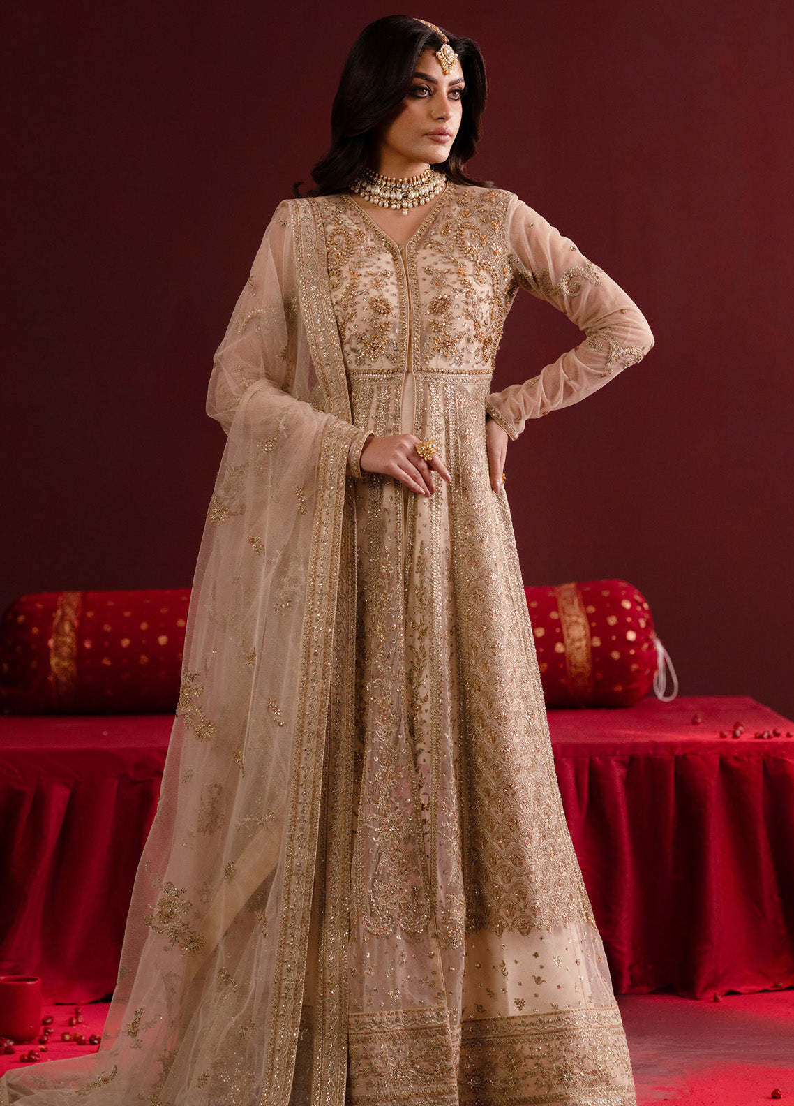 Nooresha By Emaan Adeel Embroidered Net 3 Piece Unstitched Suit EA25N D-SAFIRA Nooresha By Emaan Adeel Embroidered Net 3 Piece Unstitched Suit EA25N D-SAFIRA
