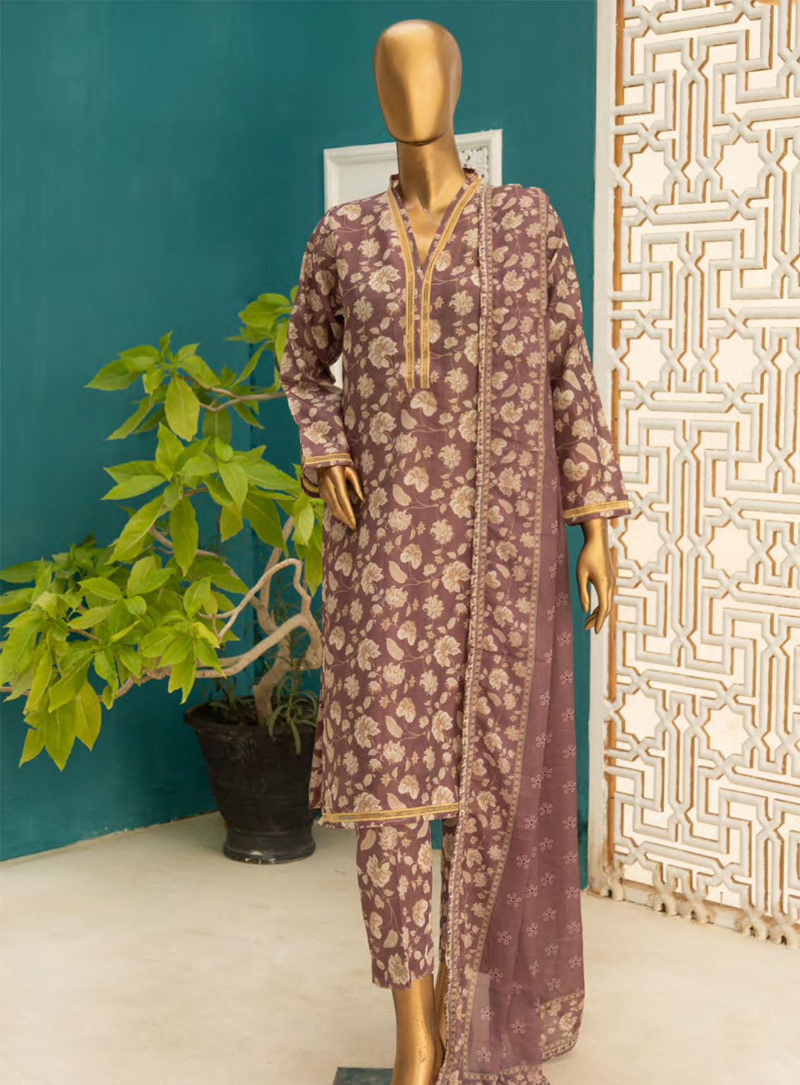 Norah Identic Separates Print Digital Airjet Lawn 3 Piece Unstitched Suit NH24ISV1 D-06 Norah Identic Separates Print Digital Airjet Lawn 3 Piece Unstitched Suit NH24ISV1 D-06