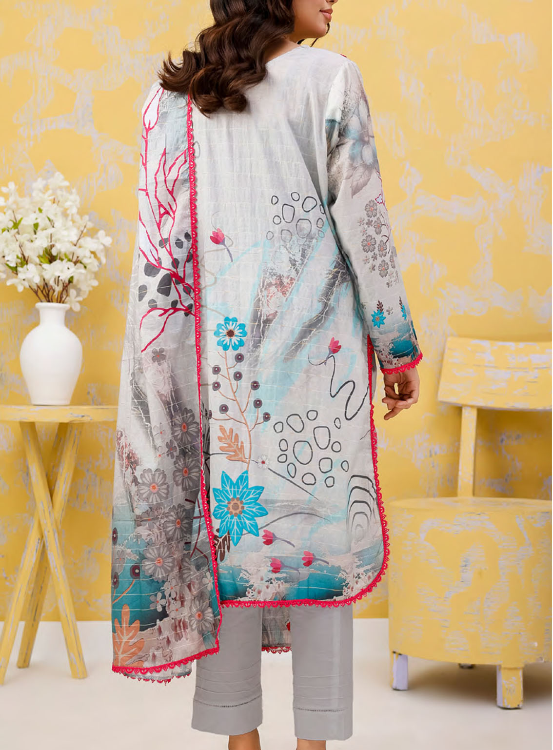 Norah Platinum Doriya Zari Printed Lawn 3 Piece Unstitched Suit NH24PDZ D-03 Norah Platinum Doriya Zari Printed Lawn 3 Piece Unstitched Suit NH24PDZ D-03