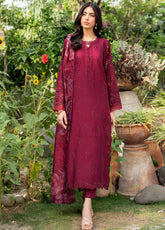 Nura By Zarif Embroidered Textured Lawn 3 Piece Unstitched Suit ZF25NTL D-01 MORICH