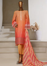 Ombre By HZ Textile Embroidered Jacquard 3 Piece Stitched Suit HZ25ODJ PSJ-028
