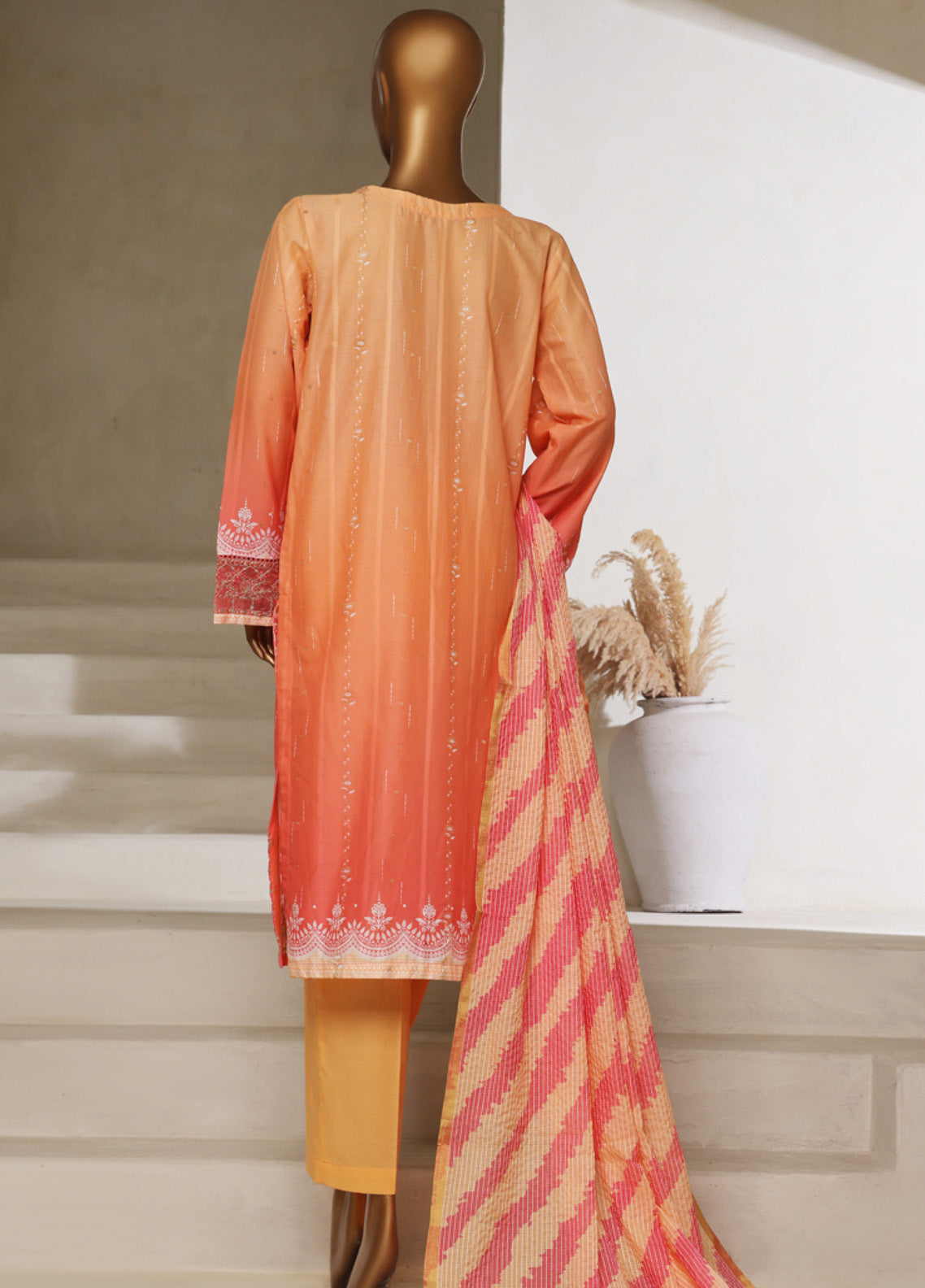 Ombre By HZ Textile Embroidered Jacquard 3 Piece Stitched Suit HZ25ODJ PSJ-028 Ombre By HZ Textile Embroidered Jacquard 3 Piece Stitched Suit HZ25ODJ PSJ-028