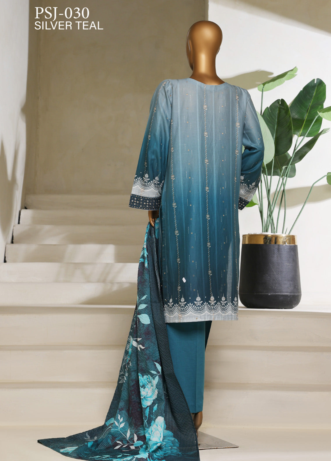 Ombre By HZ Textile Embroidered Jacquard 3 Piece Stitched Suit HZ25ODJ PSJ-030 Ombre By HZ Textile Embroidered Jacquard 3 Piece Stitched Suit HZ25ODJ PSJ-030