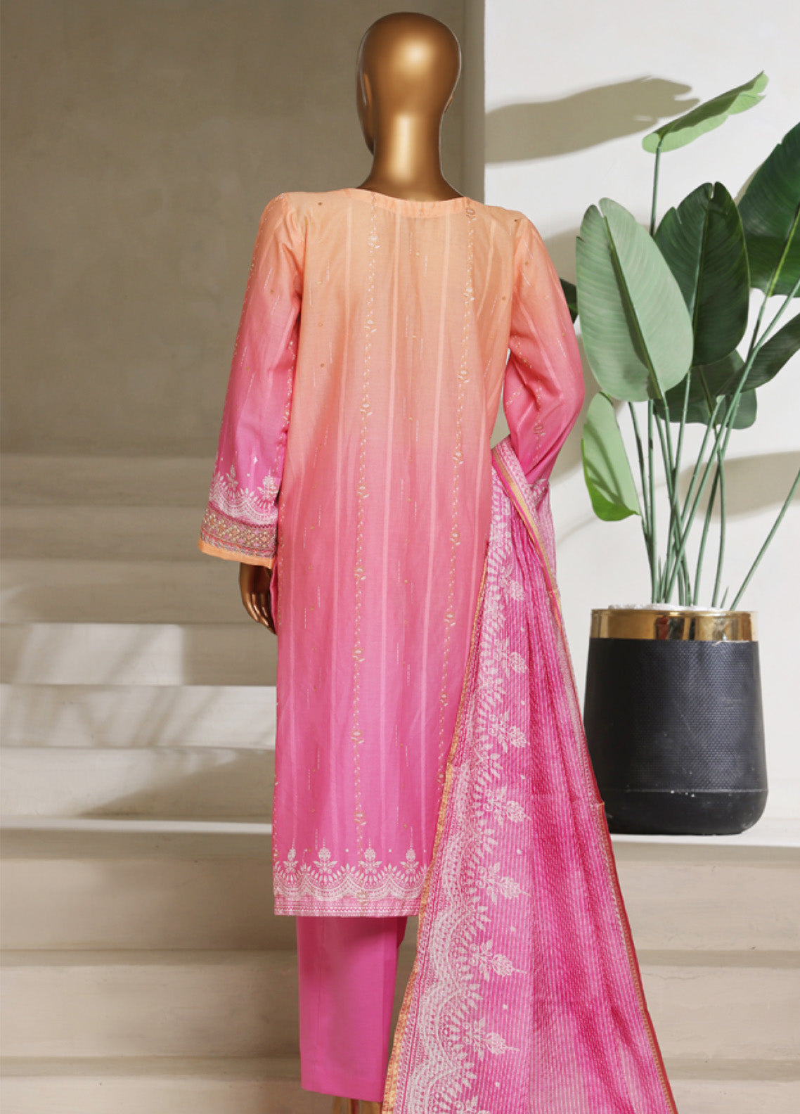 Ombre By HZ Textile Embroidered Jacquard 3 Piece Stitched Suit HZ25ODJ PSJ-032 Ombre By HZ Textile Embroidered Jacquard 3 Piece Stitched Suit HZ25ODJ PSJ-032