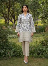 Oppulent By Schick Chikankari Lawn 2 Piece Unstitched Shirt & Trouser SDH26OC D-03