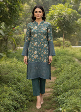 Oppulent By Schick Chikankari Lawn 2 Piece Unstitched Shirt & Trouser SDH26OC D-05