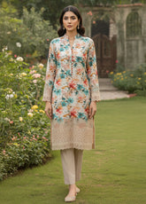 Oppulent By Schick Chikankari Lawn 2 Piece Unstitched Shirt & Trouser SDH26OC D-07