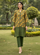 Oppulent By Schick Chikankari Lawn 2 Piece Unstitched Shirt & Trouser SDH26OC D-11