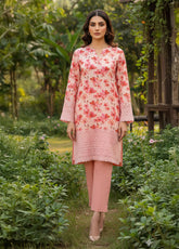 Oppulent By Schick Chikankari Lawn 2 Piece Unstitched Shirt & Trouser SDH26OC D-12