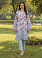 Oppulent By Schick Chikankari Lawn 2 Piece Unstitched Shirt & Trouser SDH26OC D-14