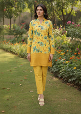 Oppulent By Schick Chikankari Lawn 2 Piece Unstitched Shirt & Trouser SDH26OC D-15