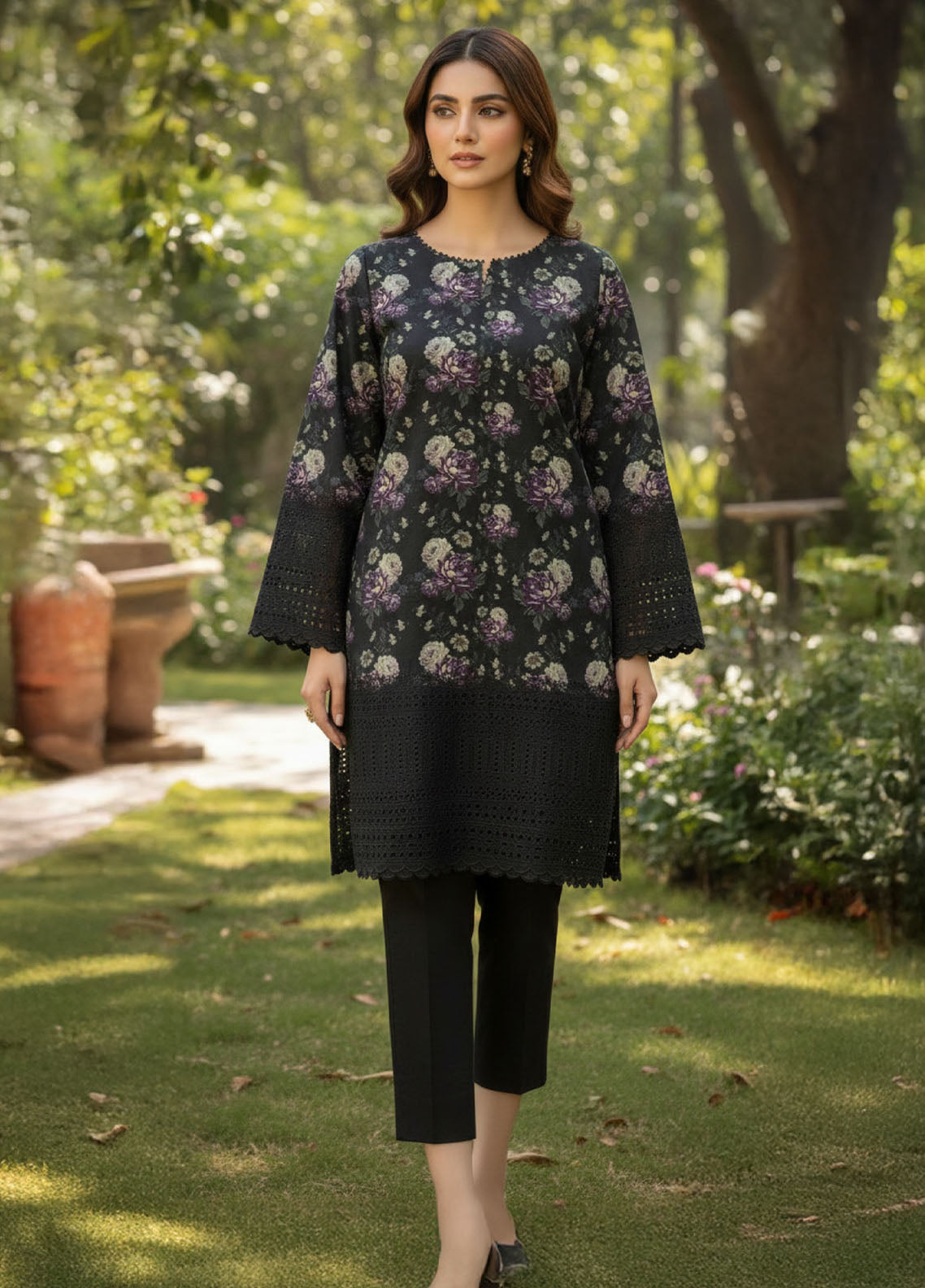 Oppulent By Schick Chikankari Lawn 2 Piece Unstitched Shirt & Trouser SDH26OC D-16 Oppulent By Schick Chikankari Lawn 2 Piece Unstitched Shirt & Trouser SDH26OC D-16