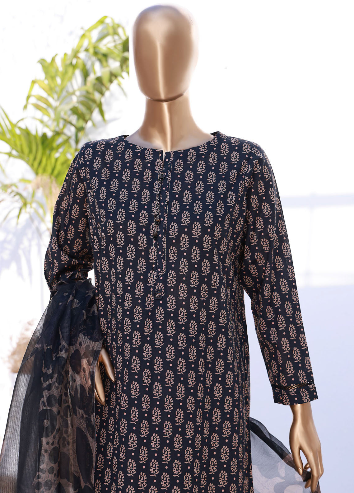 Organic Co-Ords By HZ Printed Lawn 3 Piece Unstitched Suit HZ24OCOL D-501 Organic Co-Ords By HZ Printed Lawn 3 Piece Unstitched Suit HZ24OCOL D-501