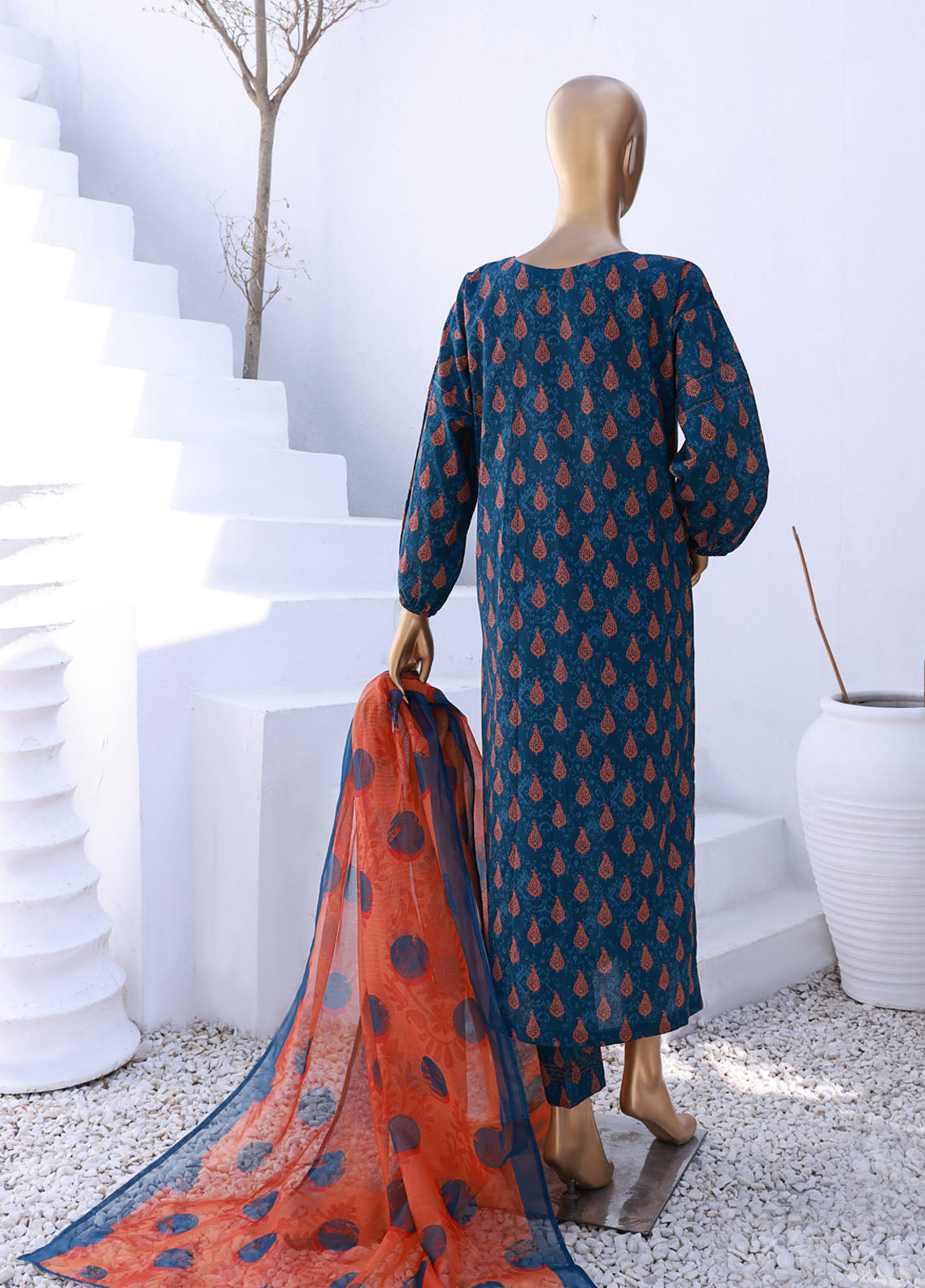 Organic Co-Ords By HZ Printed Lawn 3 Piece Unstitched Suit HZ24OCOL D-502 Organic Co-Ords By HZ Printed Lawn 3 Piece Unstitched Suit HZ24OCOL D-502