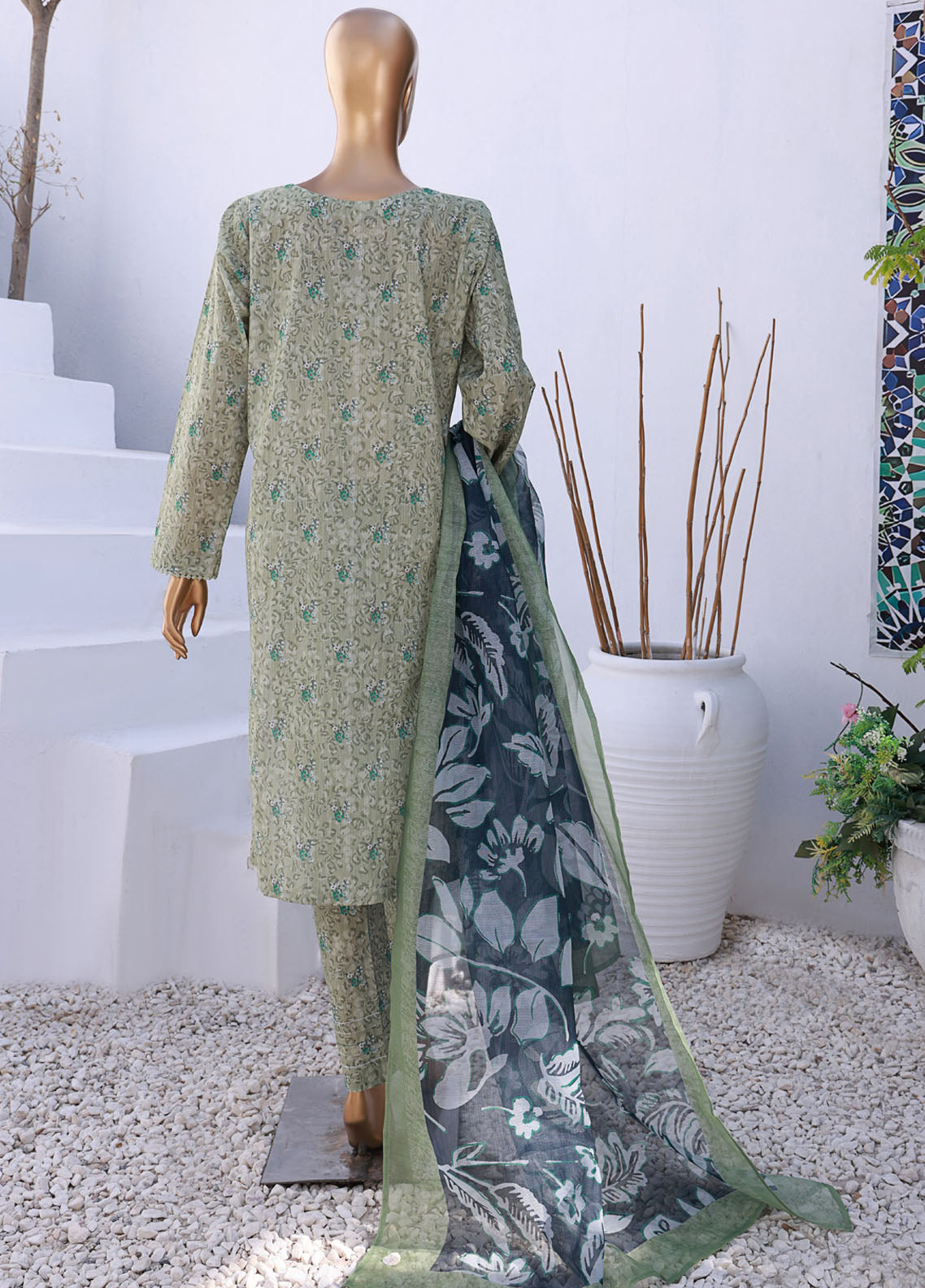 Organic Co-Ords By HZ Printed Lawn 3 Piece Unstitched Suit HZ24OCOL D-504 Organic Co-Ords By HZ Printed Lawn 3 Piece Unstitched Suit HZ24OCOL D-504