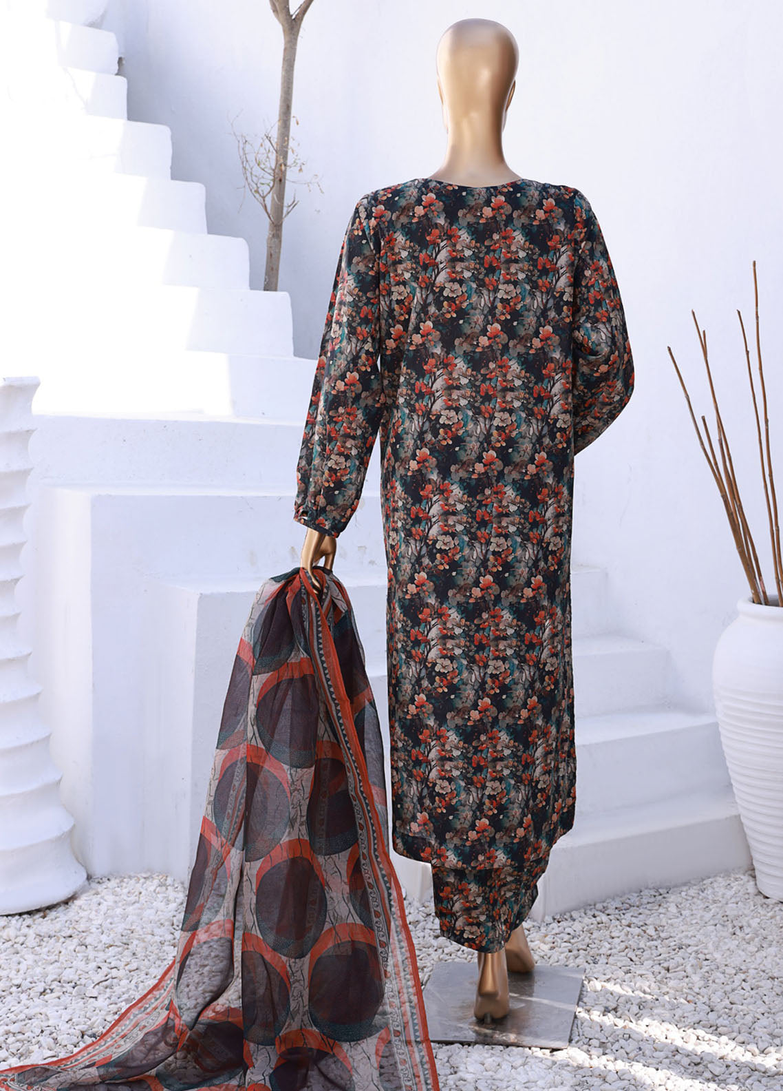 Organic Co-Ords By HZ Printed Lawn 3 Piece Unstitched Suit HZ24OCOL D-505 Organic Co-Ords By HZ Printed Lawn 3 Piece Unstitched Suit HZ24OCOL D-505