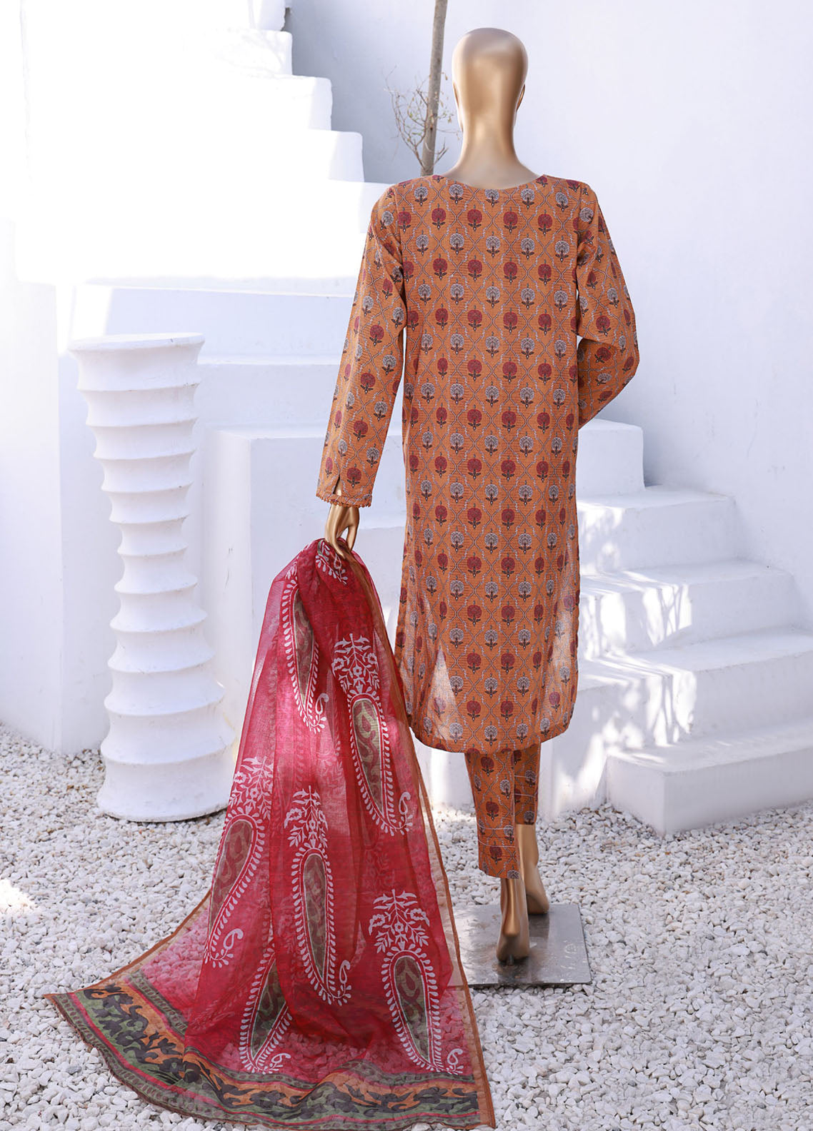 Organic Co-Ords By HZ Printed Lawn 3 Piece Unstitched Suit HZ24OCOL D-506 Organic Co-Ords By HZ Printed Lawn 3 Piece Unstitched Suit HZ24OCOL D-506