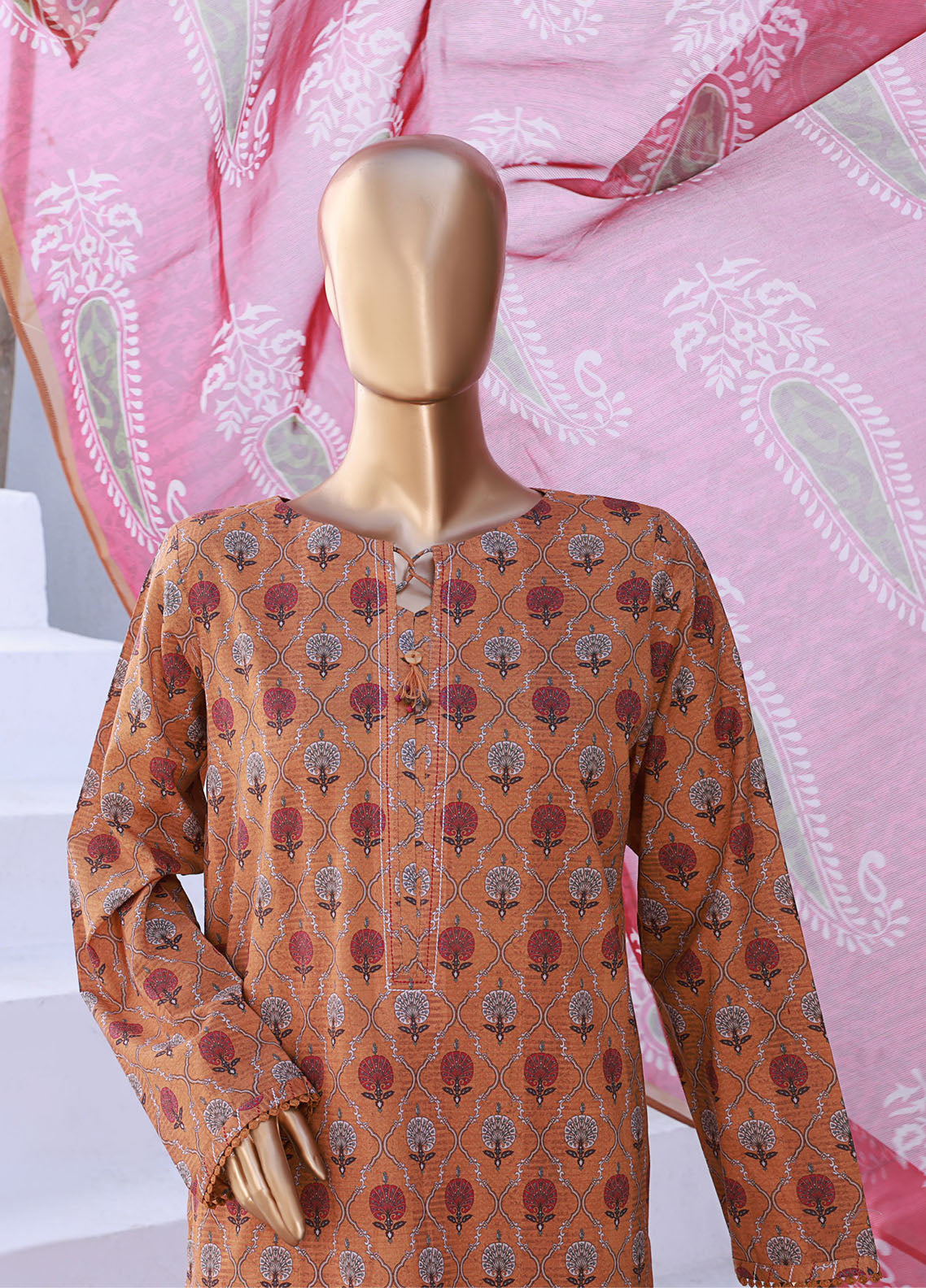 Organic Co-Ords By HZ Printed Lawn 3 Piece Unstitched Suit HZ24OCOL D-506 Organic Co-Ords By HZ Printed Lawn 3 Piece Unstitched Suit HZ24OCOL D-506