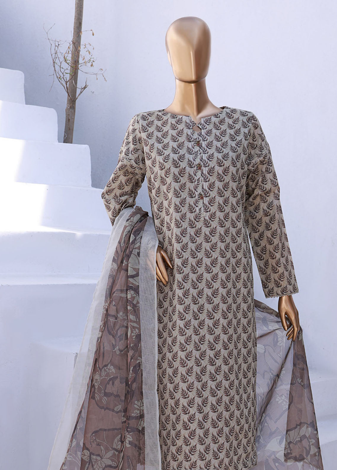 Organic Co-Ords By HZ Printed Lawn 3 Piece Unstitched Suit HZ24OCOL D-507 Organic Co-Ords By HZ Printed Lawn 3 Piece Unstitched Suit HZ24OCOL D-507