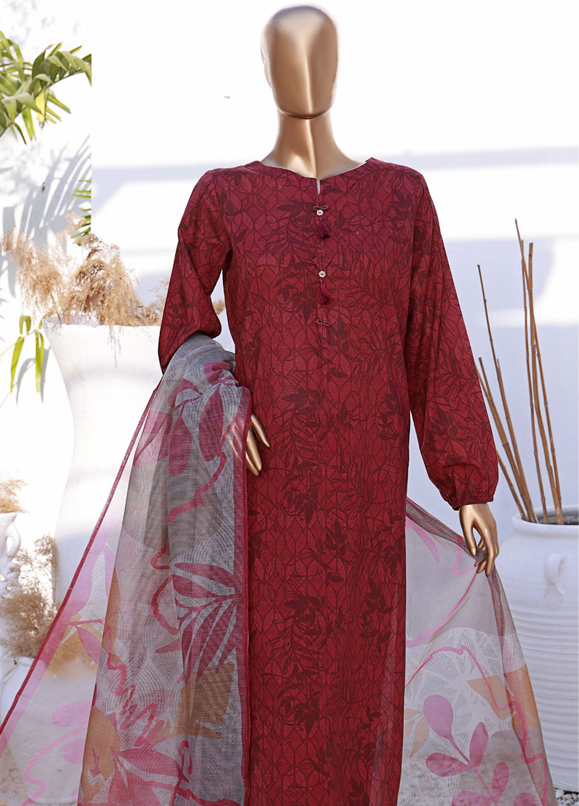 Organic Co-Ords By HZ Printed Lawn 3 Piece Unstitched Suit HZ24OCOL D-508 Organic Co-Ords By HZ Printed Lawn 3 Piece Unstitched Suit HZ24OCOL D-508