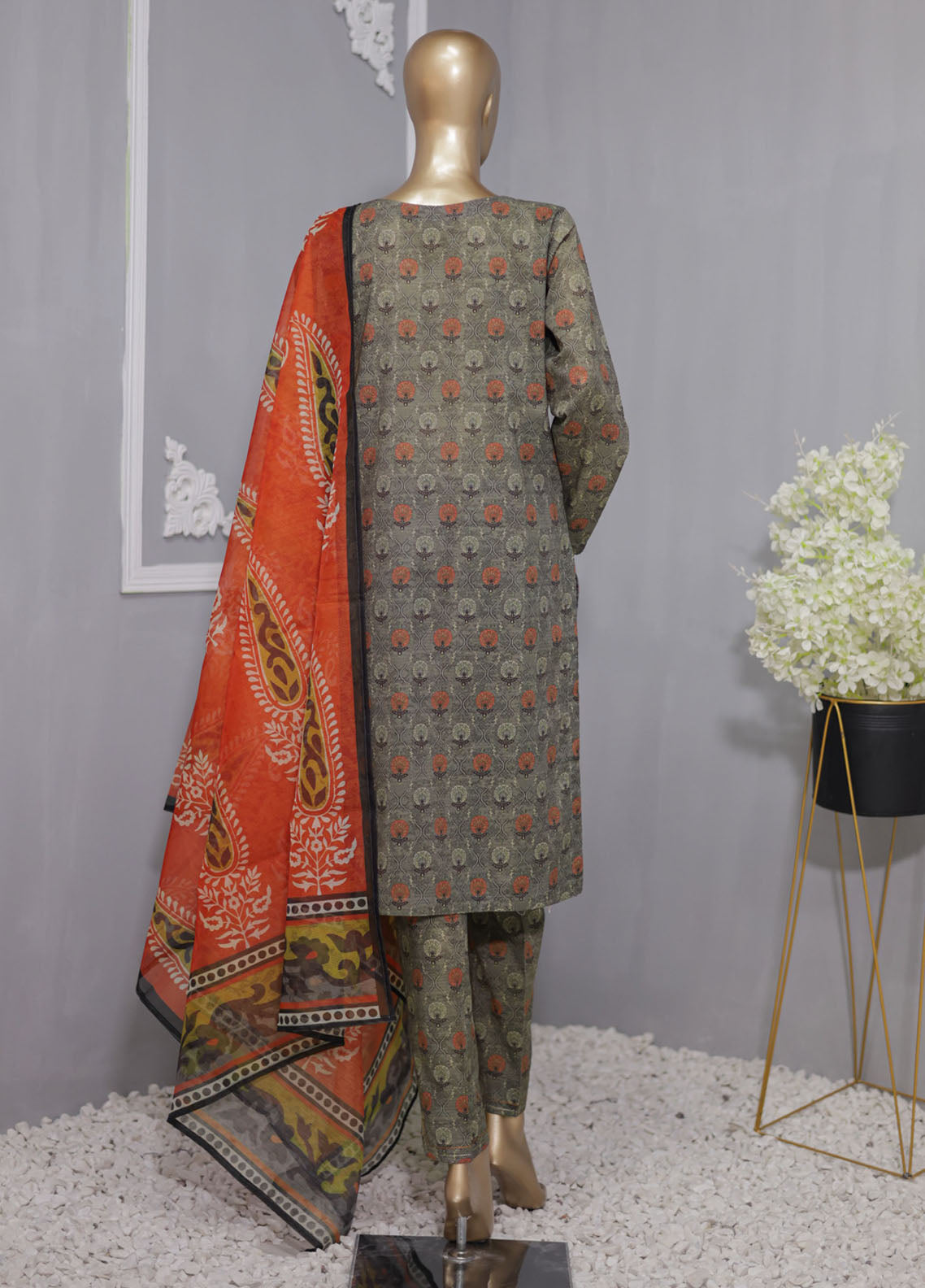 Organic Co-Ords By HZ Printed Lawn 3 Piece Unstitched Suit HZ24OCOL D-510 Organic Co-Ords By HZ Printed Lawn 3 Piece Unstitched Suit HZ24OCOL D-510