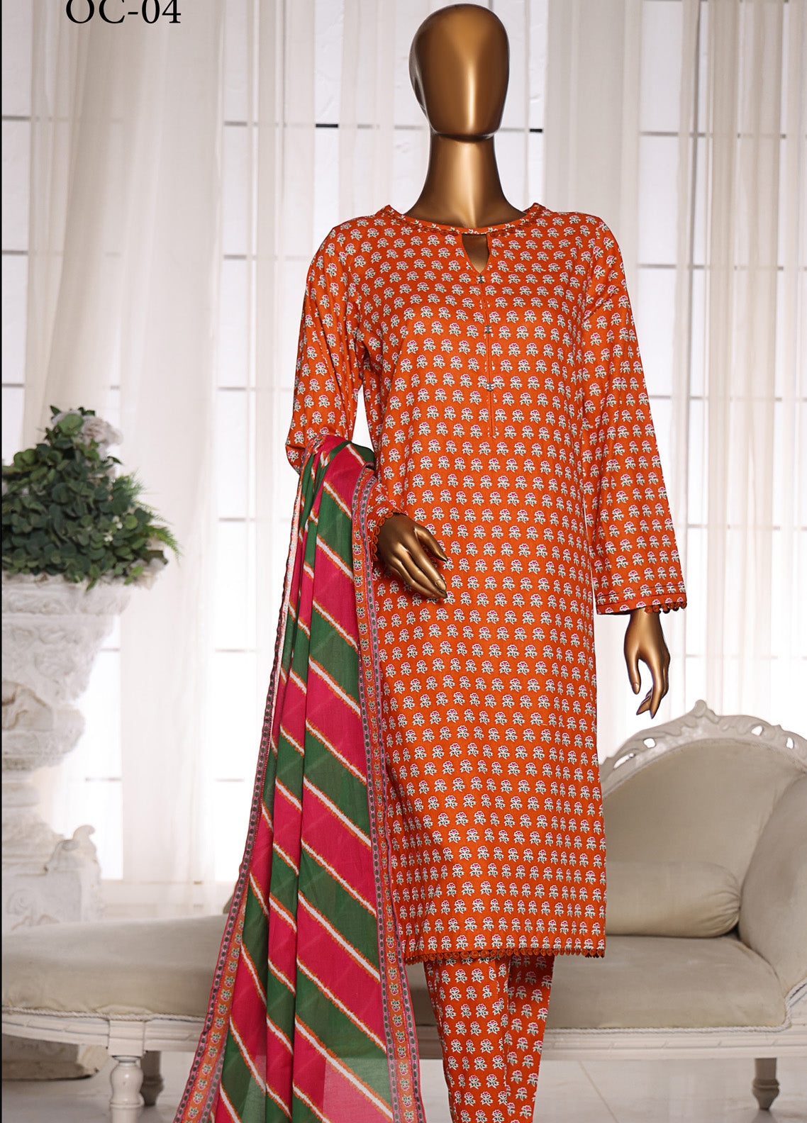 Organic Co-Ords By HZ Textile Printed Lawn 3 Piece Unstitched Suit HZ25O OC-04 Organic Co-Ords By HZ Textile Printed Lawn 3 Piece Unstitched Suit HZ25O OC-04