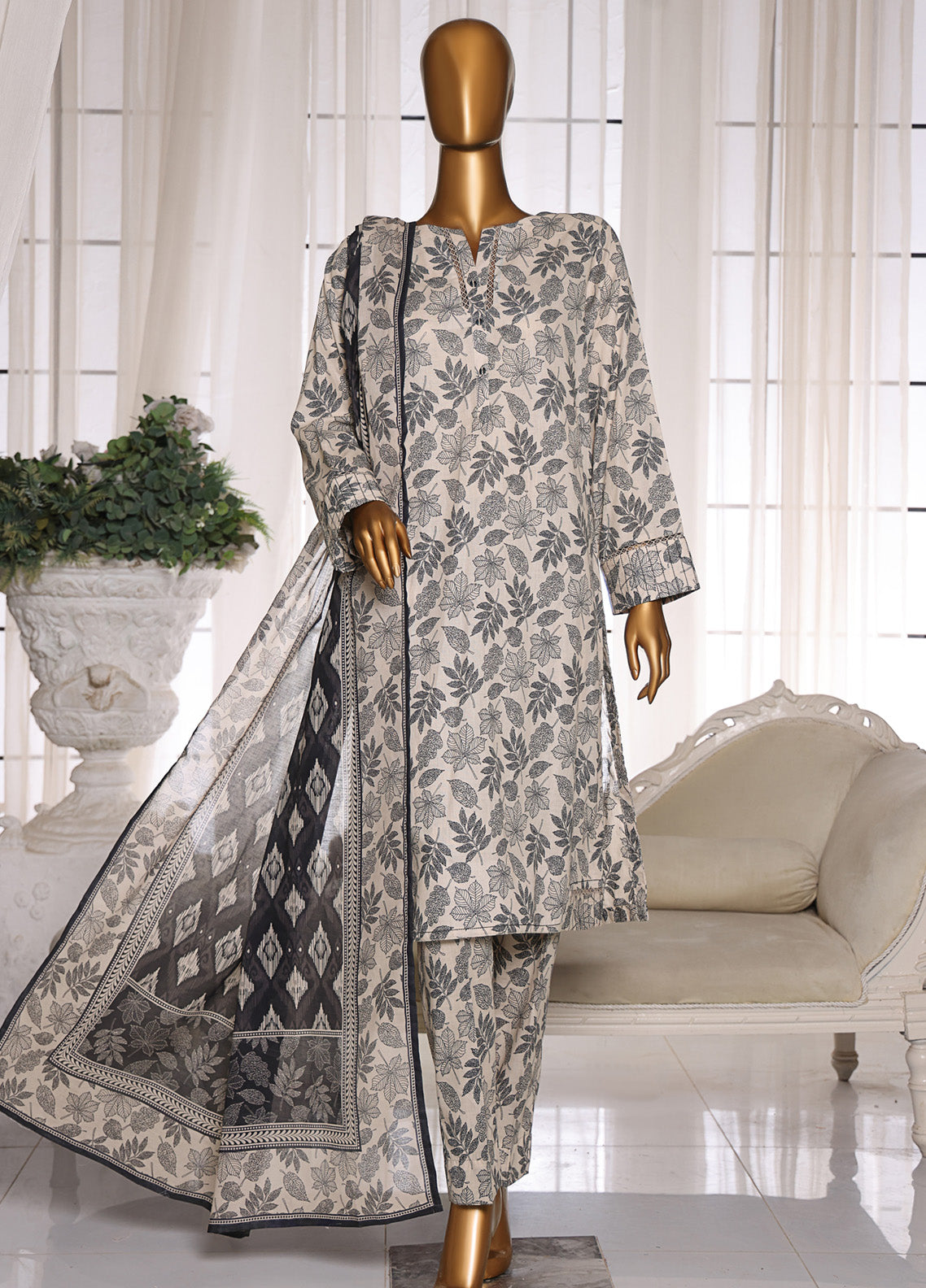Organic Co-Ords By HZ Textile Printed Lawn 3 Piece Unstitched Suit HZ25O OC-08 Organic Co-Ords By HZ Textile Printed Lawn 3 Piece Unstitched Suit HZ25O OC-08