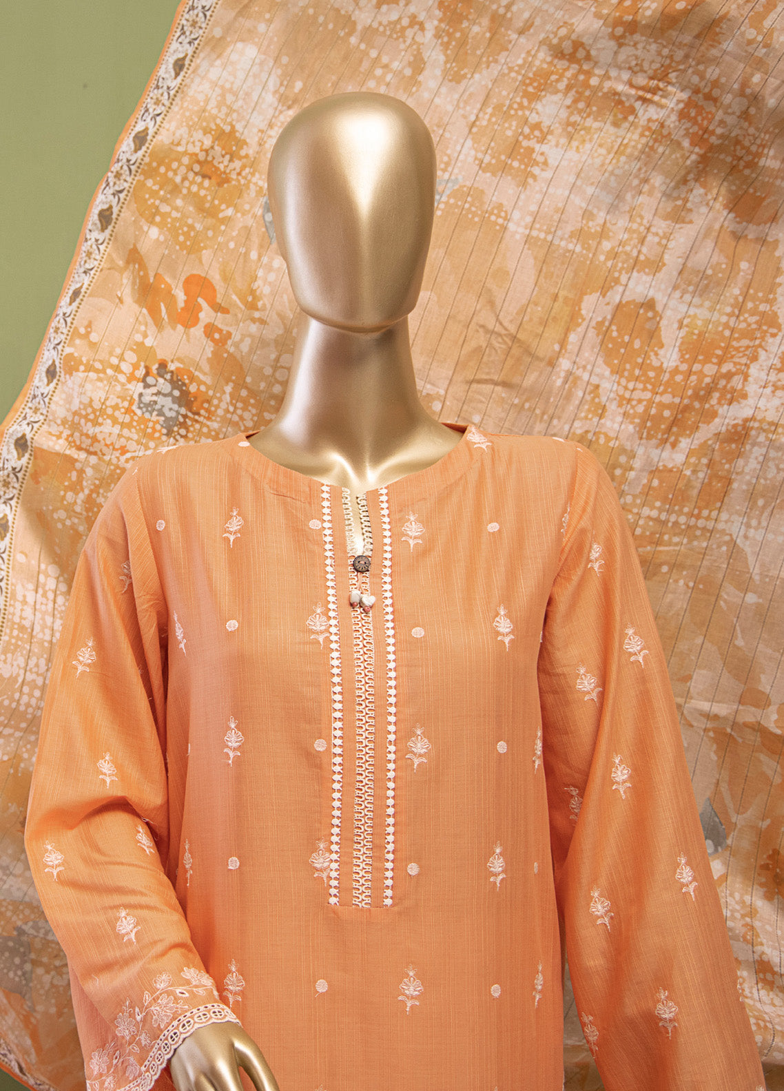 Oriental By HZ Textile Embroidered Lawn 3 Piece Unstitched Suit HZ25O OPK-18 Oriental By HZ Textile Embroidered Lawn 3 Piece Unstitched Suit HZ25O OPK-18