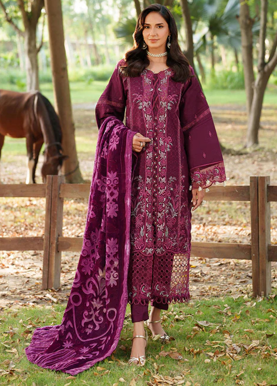 Panache By Parishay Embroidered Corduroy 3 Piece Unstitched Suit PR25PVPS D-PNE-04 Panache By Parishay Embroidered Corduroy 3 Piece Unstitched Suit PR25PVPS D-PNE-04