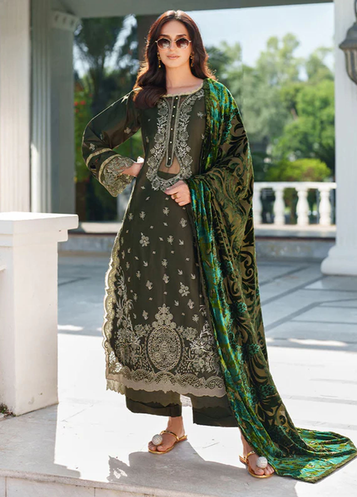 Panache By Parishay Embroidered Corduroy 3 Piece Unstitched Suit PR25PVPS D-PNE-05 Panache By Parishay Embroidered Corduroy 3 Piece Unstitched Suit PR25PVPS D-PNE-05