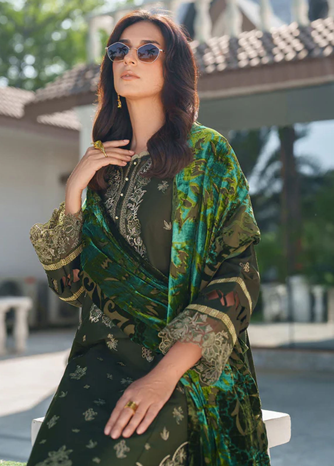 Panache By Parishay Embroidered Corduroy 3 Piece Unstitched Suit PR25PVPS D-PNE-05 Panache By Parishay Embroidered Corduroy 3 Piece Unstitched Suit PR25PVPS D-PNE-05